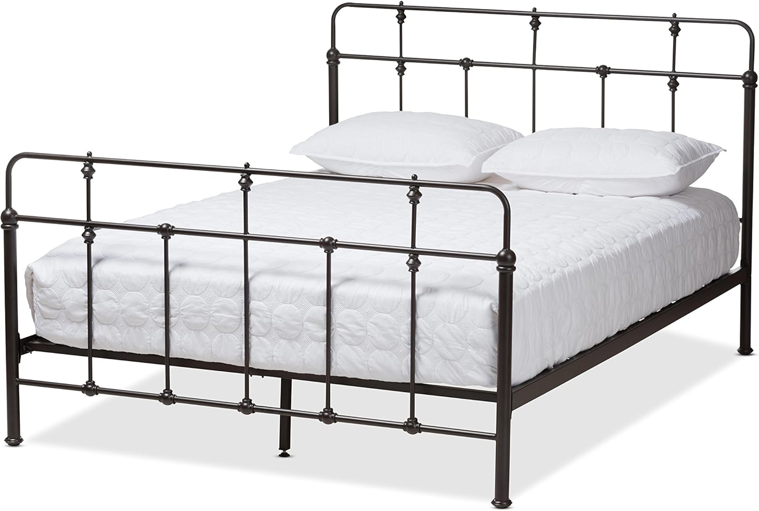 Baxton Studio Papillon Platform Bed Queen Black