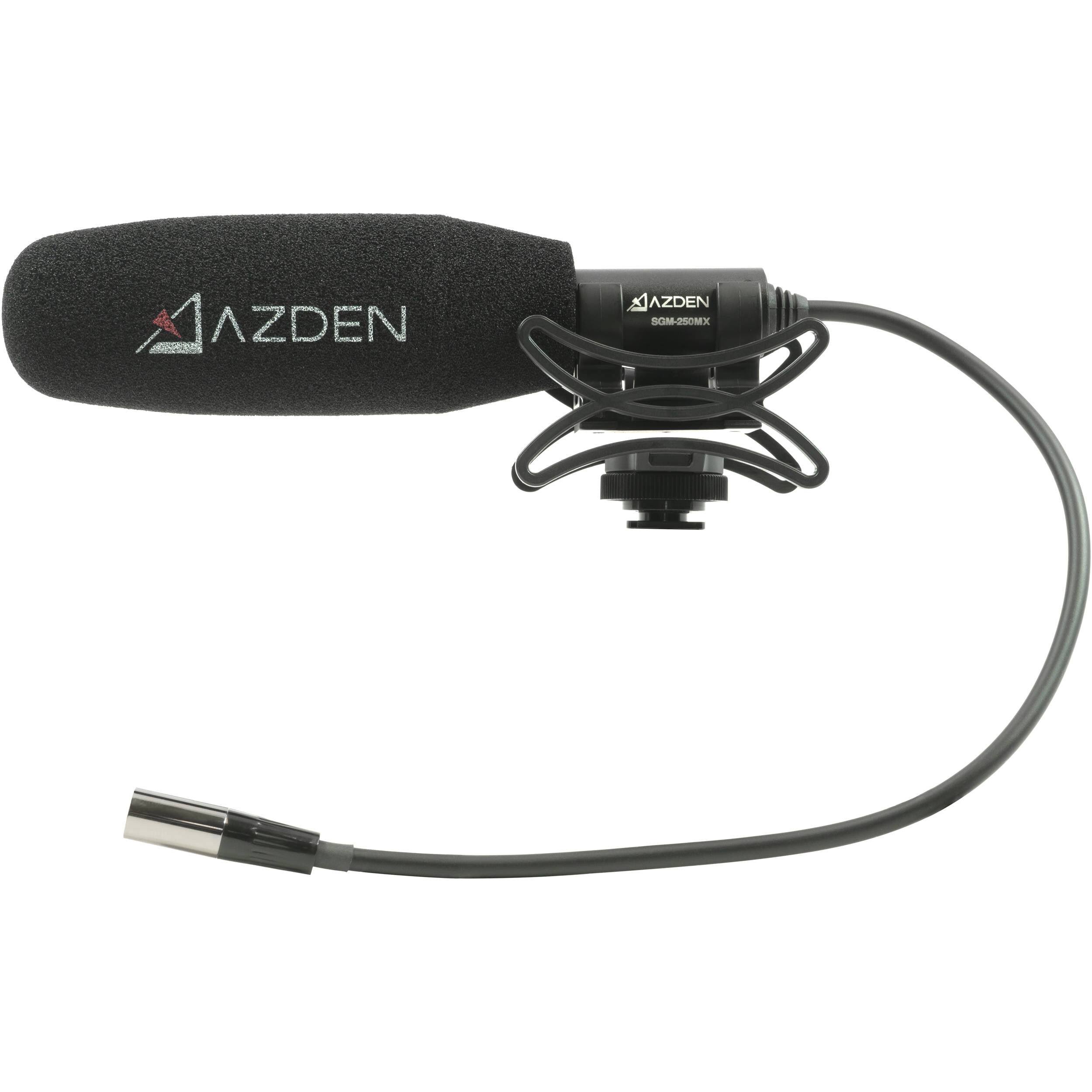 Azden, SGM-250MX, Professional Compact Cine Microphone with Mini XLR