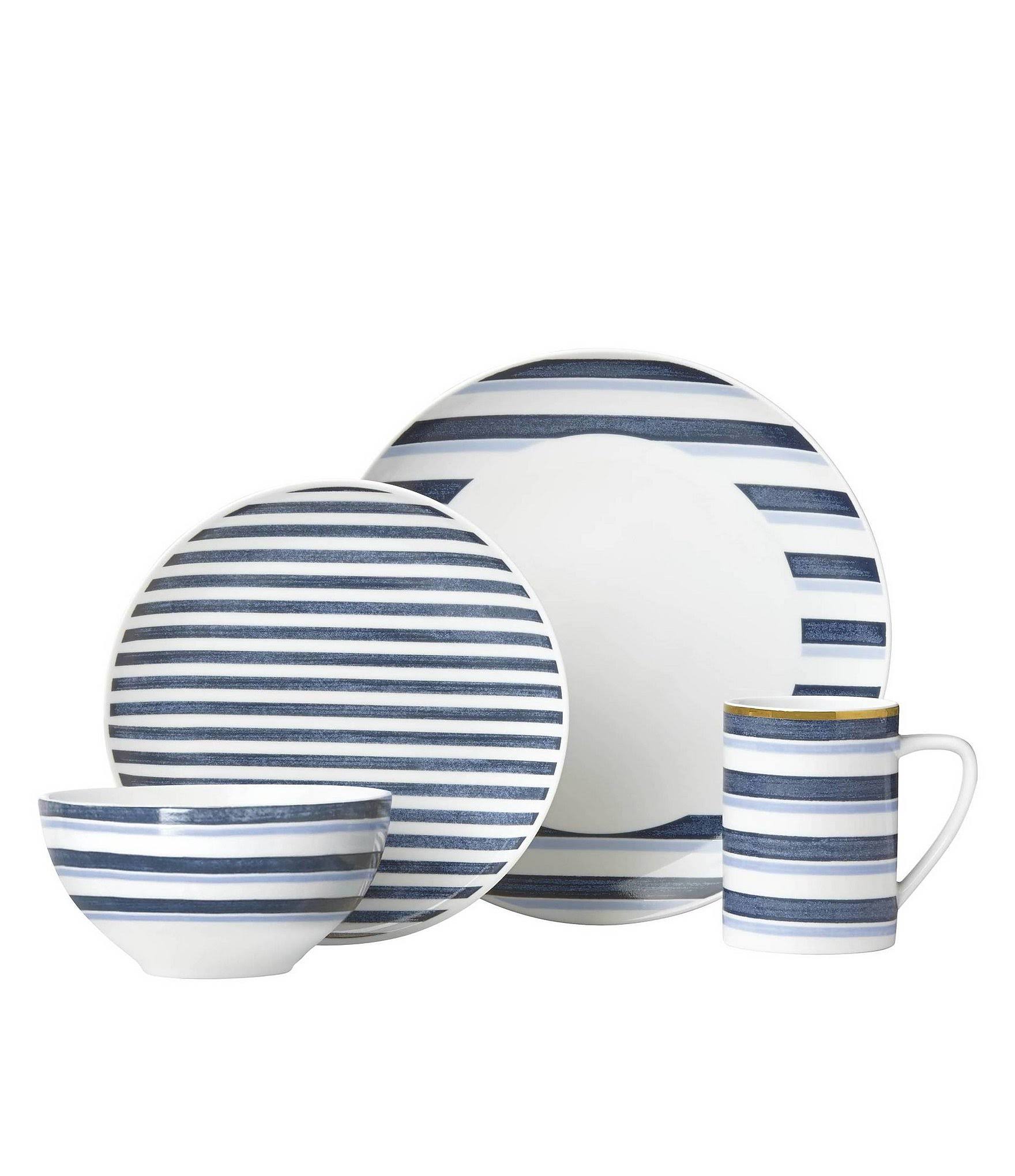 Lenox Luca Andrisani Striato 4-Piece Place Setting - White