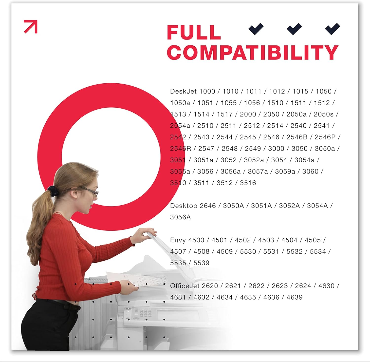 Sunnieink Remanufactured Ink Cartridge Replacement for HP 61 XL 61XL in Envy 4500 5530 4502 OfficeJet 4630 2622 2620 DeskJet 2540 3050A 1050 3510 1510 2542 1010 2541 1055 2050 1512 3050 2510 Printer Pack of 2