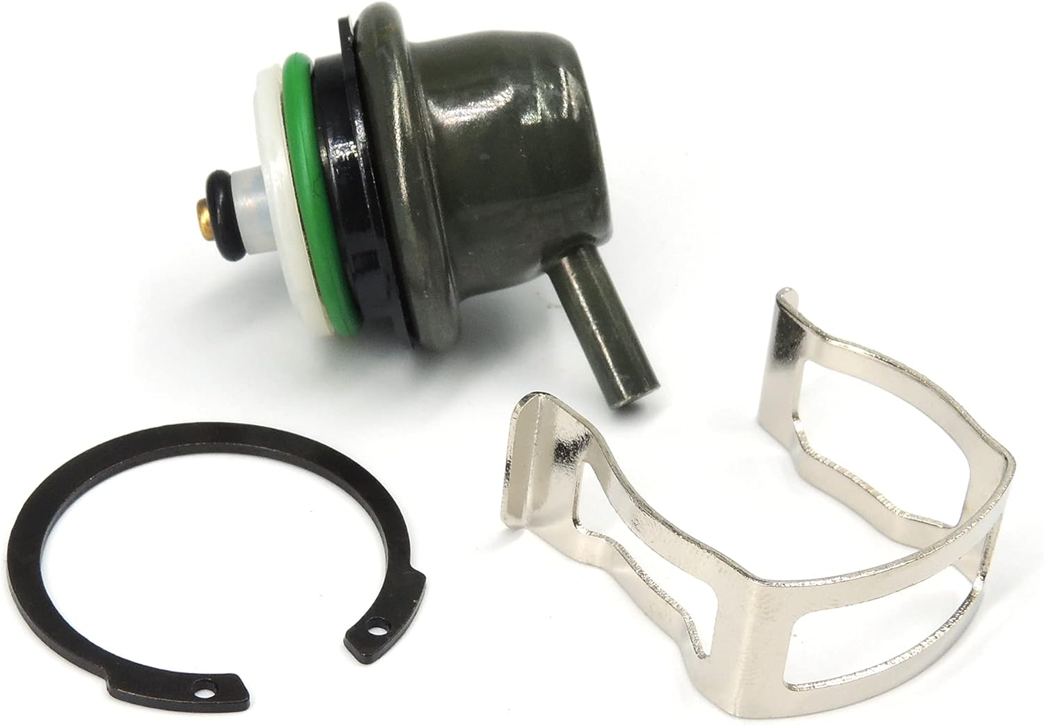 HiSport Fuel Injection Pressure Regulator - Kit with Clip and Snap Ring, 4.0Bar, Replaces 19210686 PR203 SKPR203 PR203T FP10075