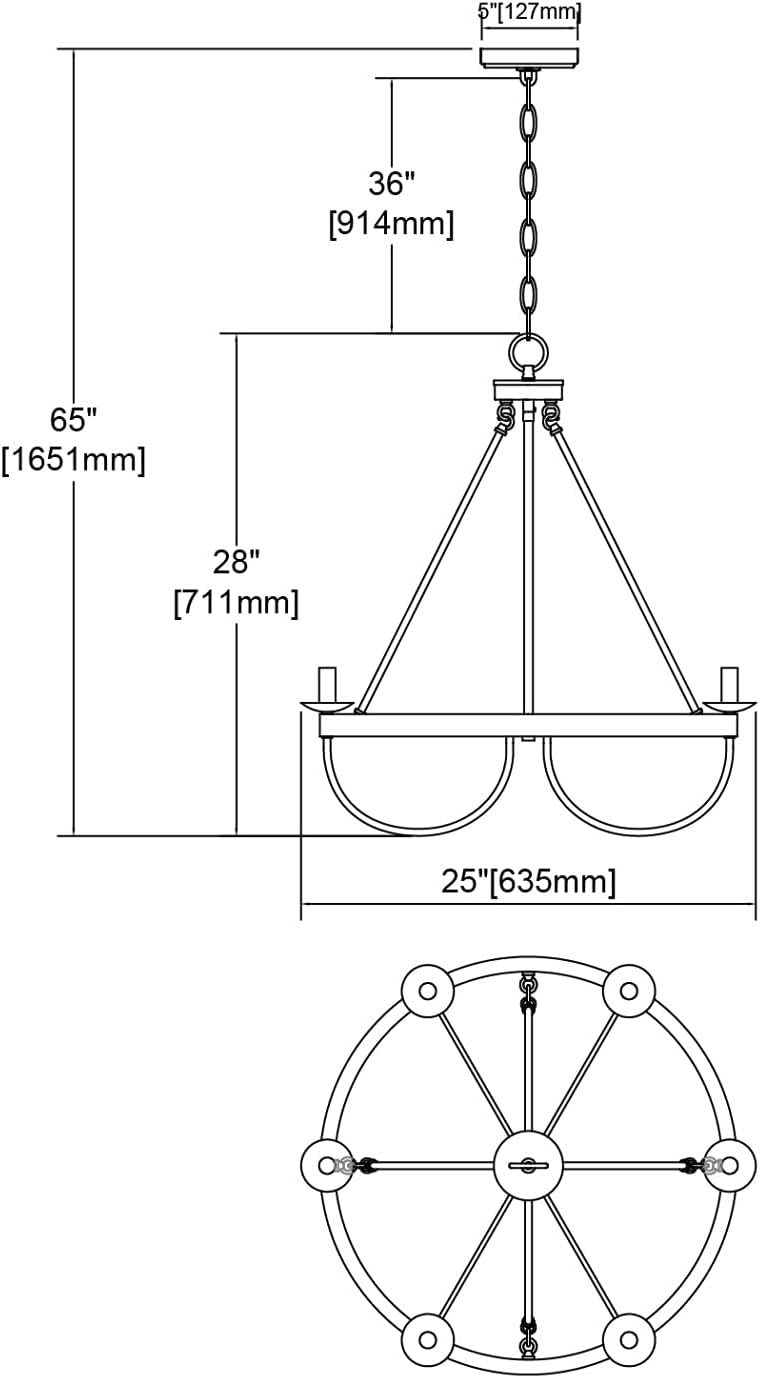 ELK Lighting 75077/6, 25