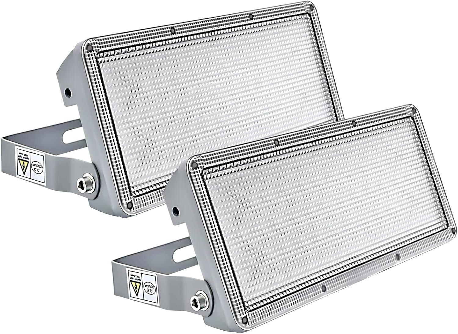 Kekeou LED Flood Light, Flood Light Outdoor 50W 2 Pack, Outdoor Flood Light 100W DIY, Super Bright, IP67, 6500K, LED Flood Lights for Yard, Garden, Porch