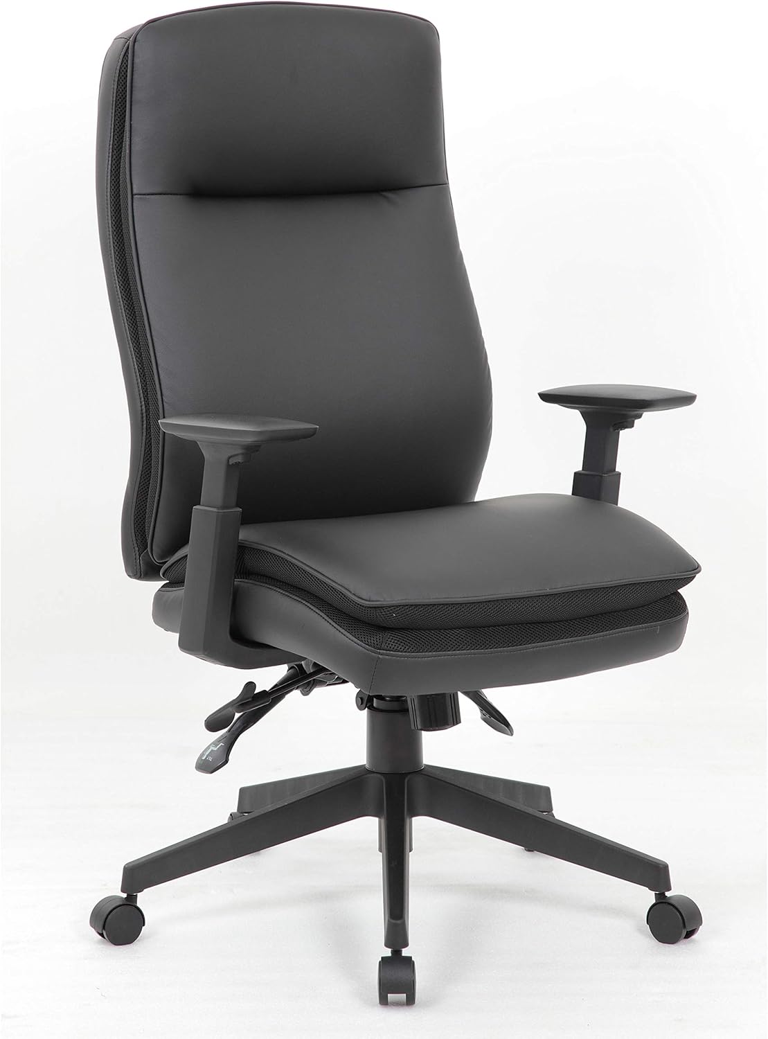 Lorell Premium Vinyl High-Back Executive Chair, 47