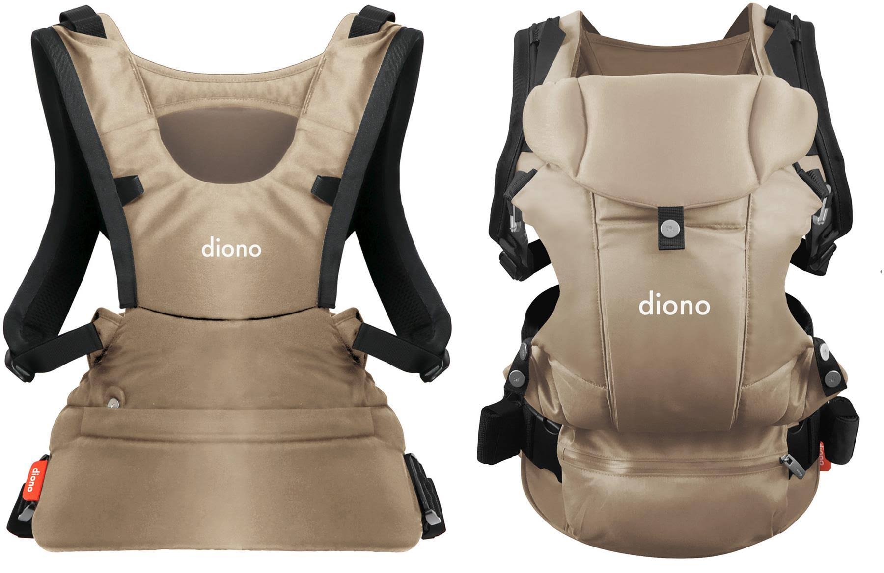 Diono Carus Essentials 3 in 1 Front and Back Carrier - Sand