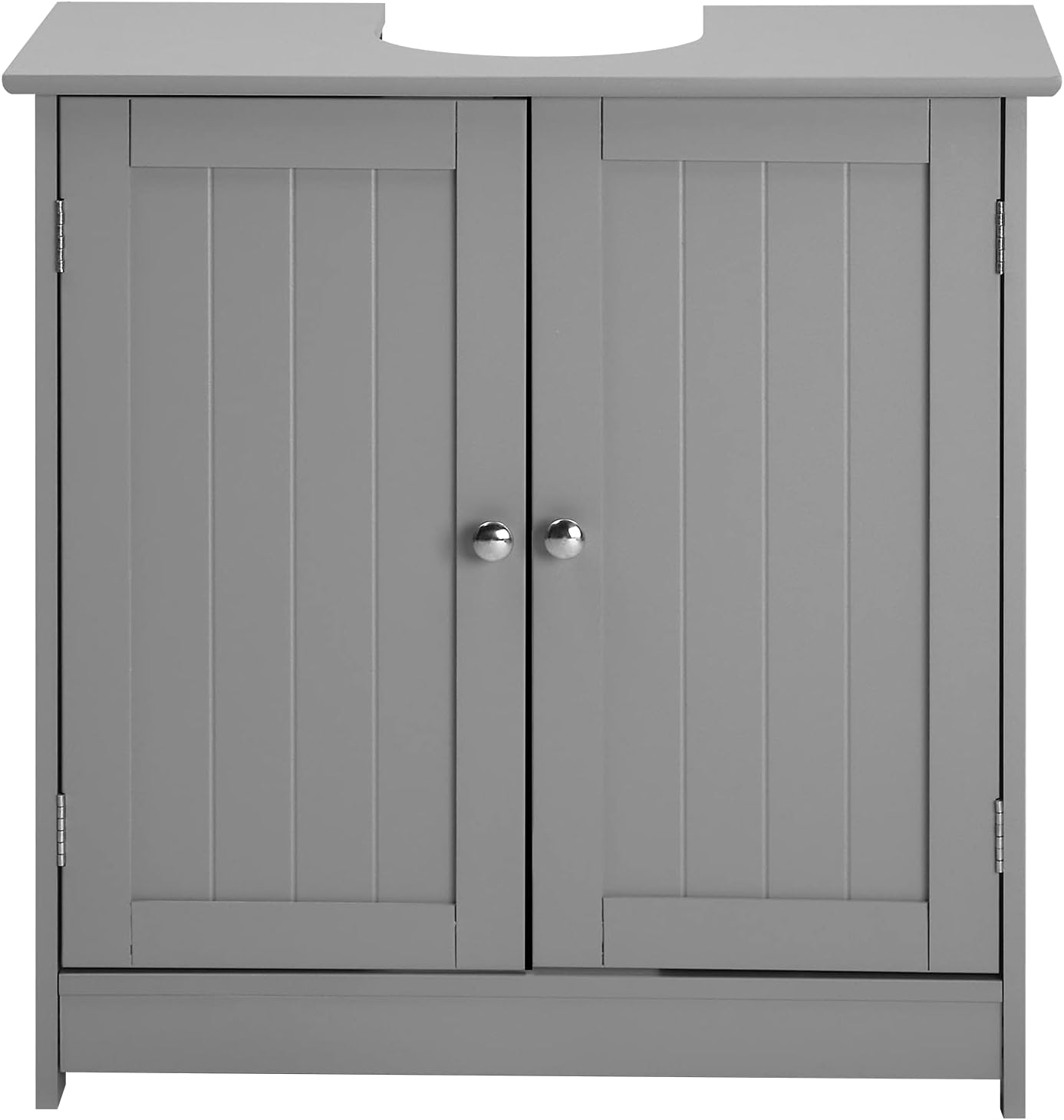 Bonnlo Pedestal Under Sink Storage Bathroom Vanity with 2 Doors Traditional Bathroom Cabinet Space Saver Organizer 23 5/8