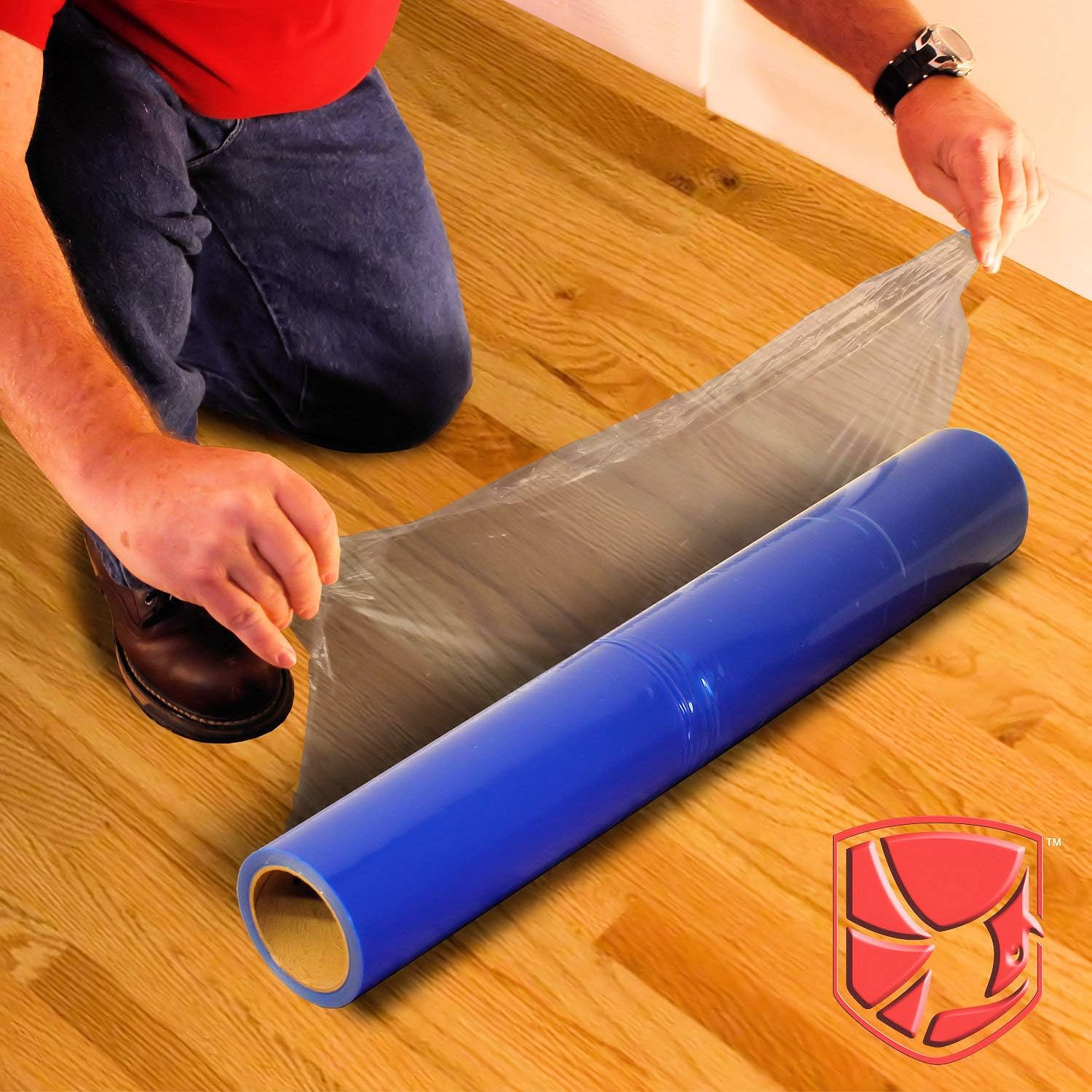 New 3-Ply! ArmorDillo Strong Easy to Use Hardwood Floor, Hard Surface Protection Film (36