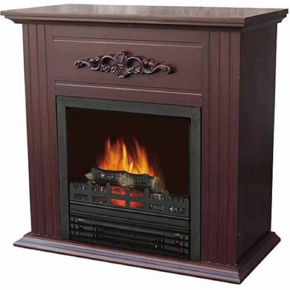Decor-flame Electric Space Heater Fireplace with 28