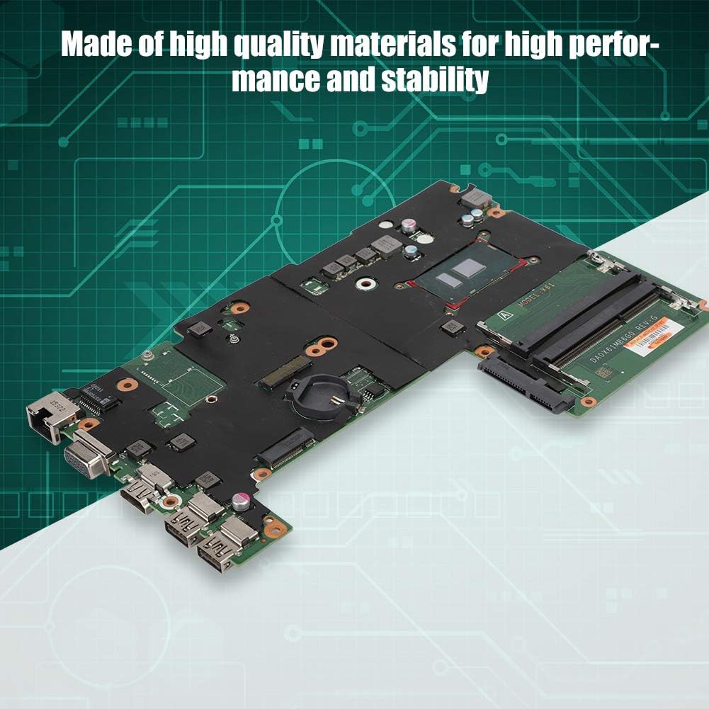 Bindpo Motherboard for Laptop, I5-6200 CPU Notebook Processor Professional Disassembler Motherboard PC Laptop Parts Accessory, for HP440 G3/430 G3
