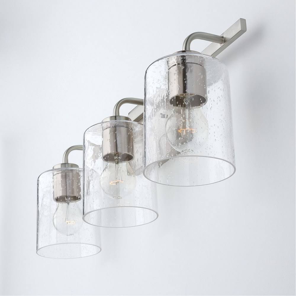 Capital Lighting 128531MB-449 Greyson 3 Light Vanity, Matte Black