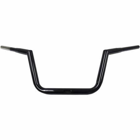 La Choppers La-7312-60b 1-1/4in. Hefty Twin Peaks Handlebar - 8in. - Gloss Black Powdercoat