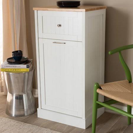 Ebern Designs Lirette 1 Drawer Accent Cabinet Color: White