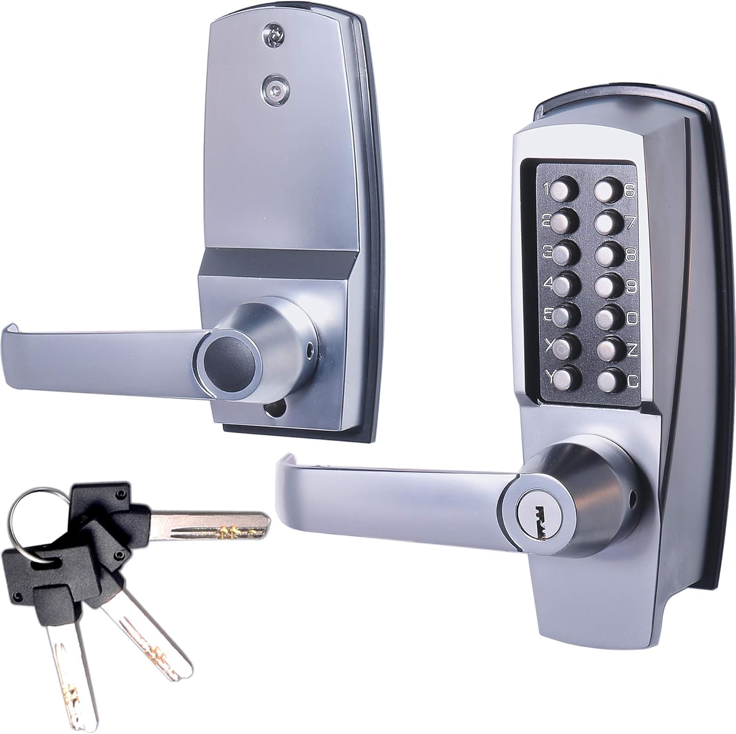 MX600 Mechanical Push Button Lever Lock, 60mm 2 3/8