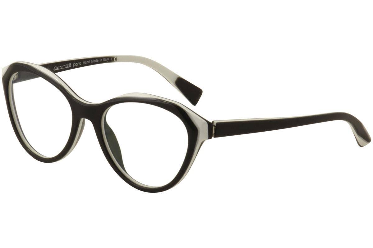 Alain Mikli A03076 Black White 003 Eyeglasses