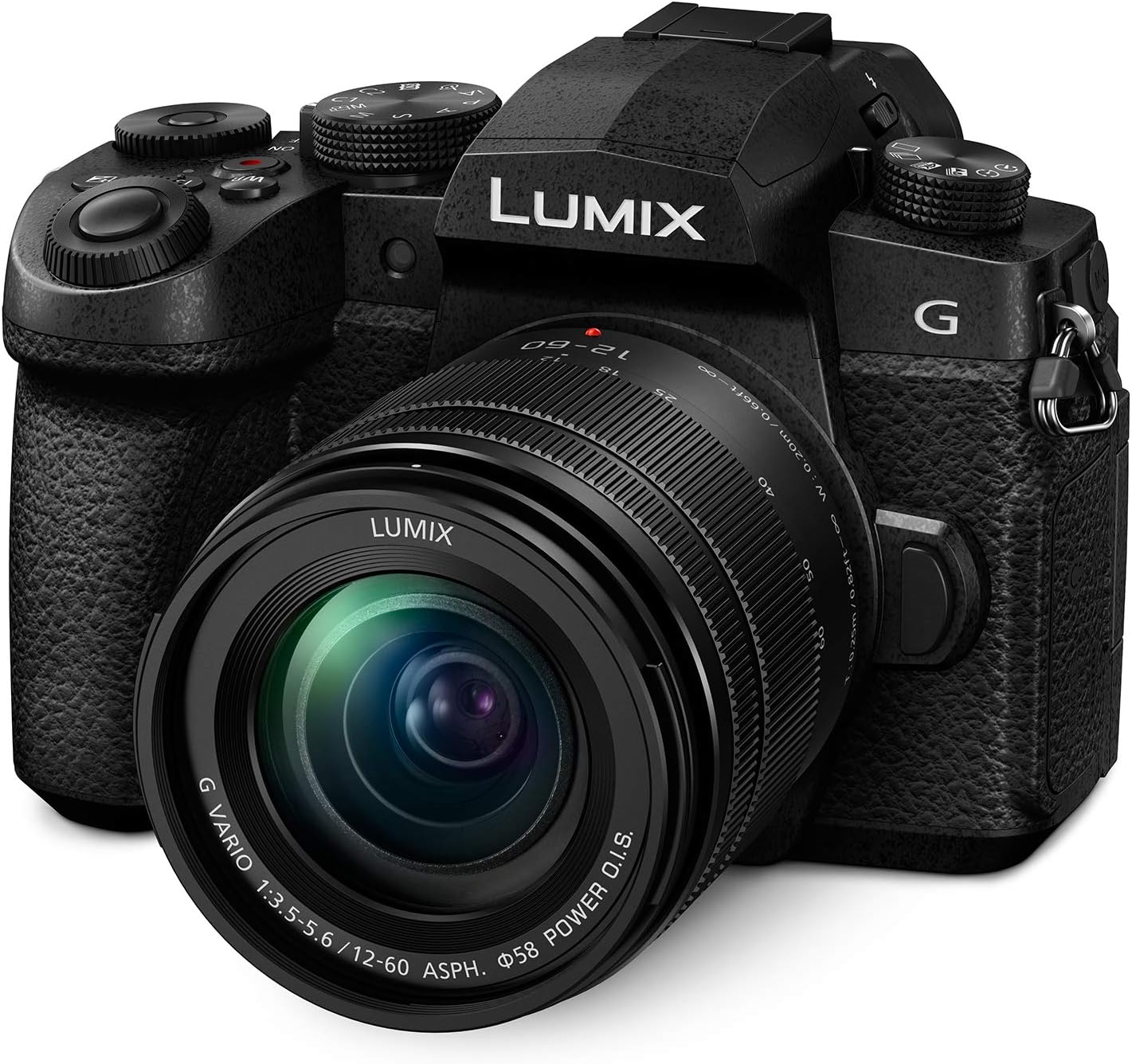 Panasonic LUMIX G95 20.3 Megapixel Mirrorless Camera, 12-60mm F3.5-5.6 Micro Four Thirds Lens, 5-Axis Dual I.S. 2, 4K 24p 30p Video, Pre-Installed V-Log L, 3&rdquo; Flip-Out Touchscreen - DC-G95MK (Black)