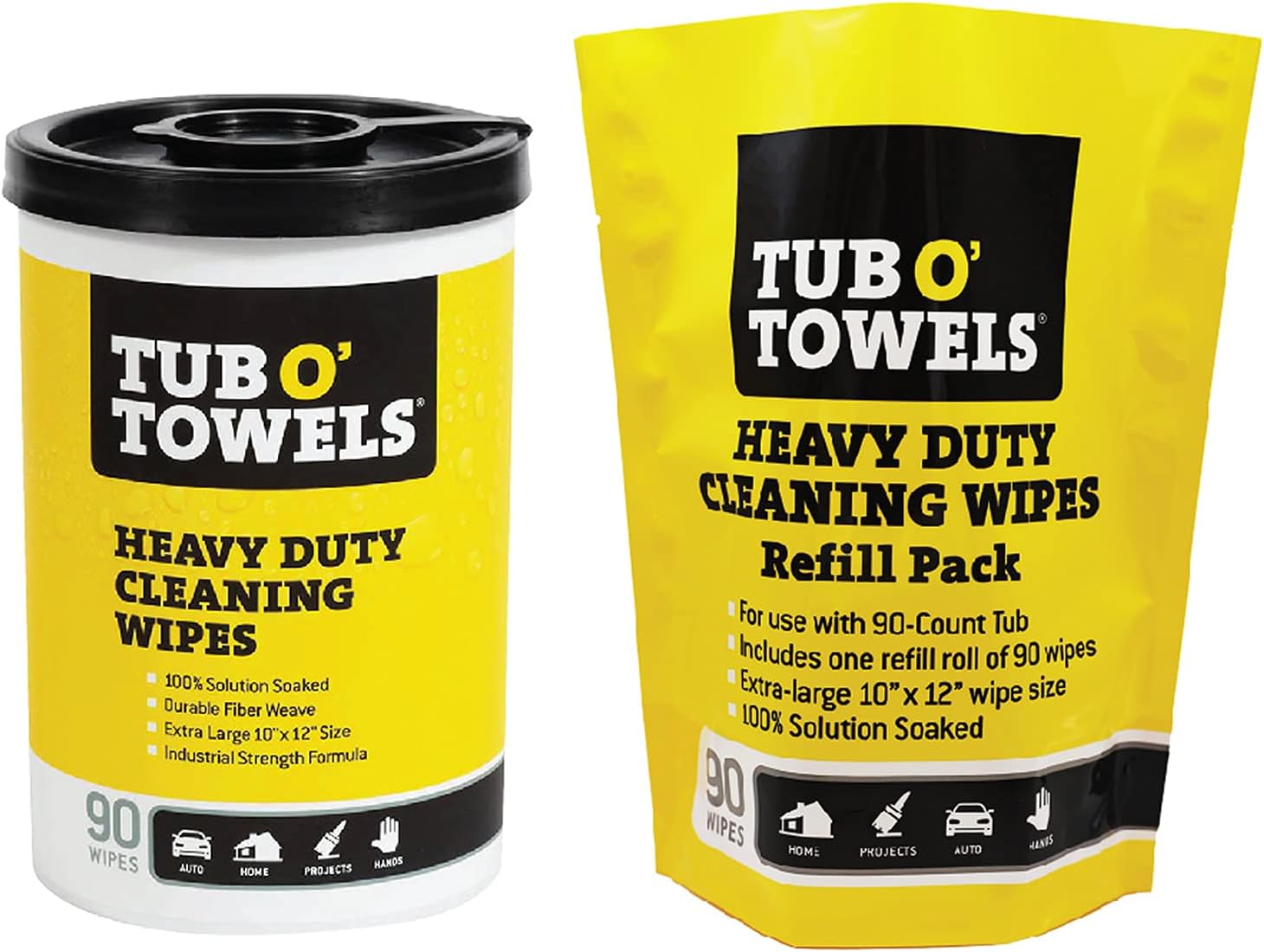 Tub O' Towels TW90 Heavy-Duty 10