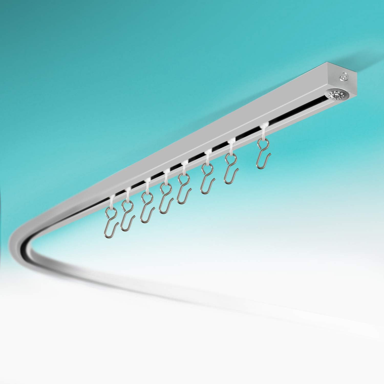 Room/Dividers/Now Corner Ceiling Track Set - 90 Degree Angle (White)