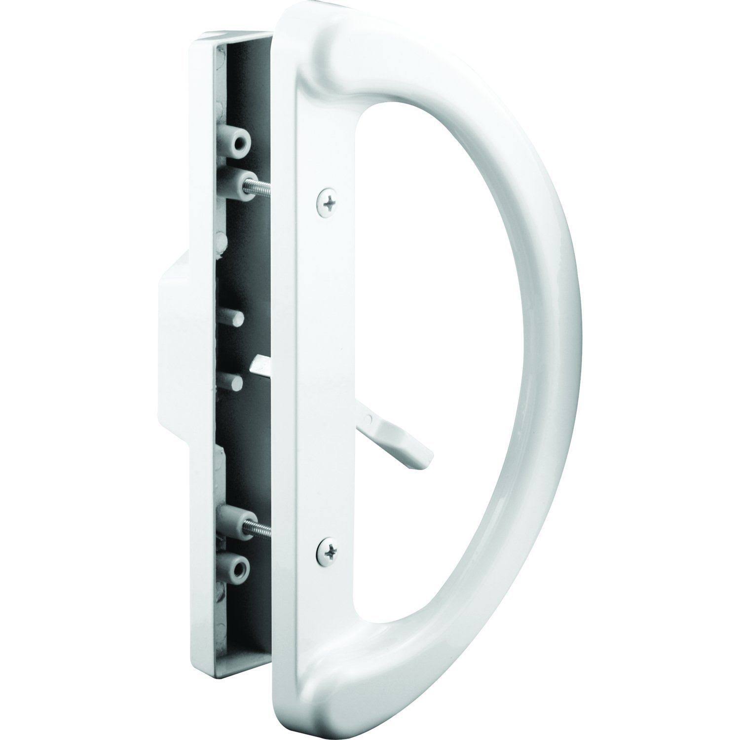 Slide-co 143598 Sliding Patio Door Handle Set - Replace Old or Damaged Door Handles Quickly and Easily &ndash; White Diecast, Mortise