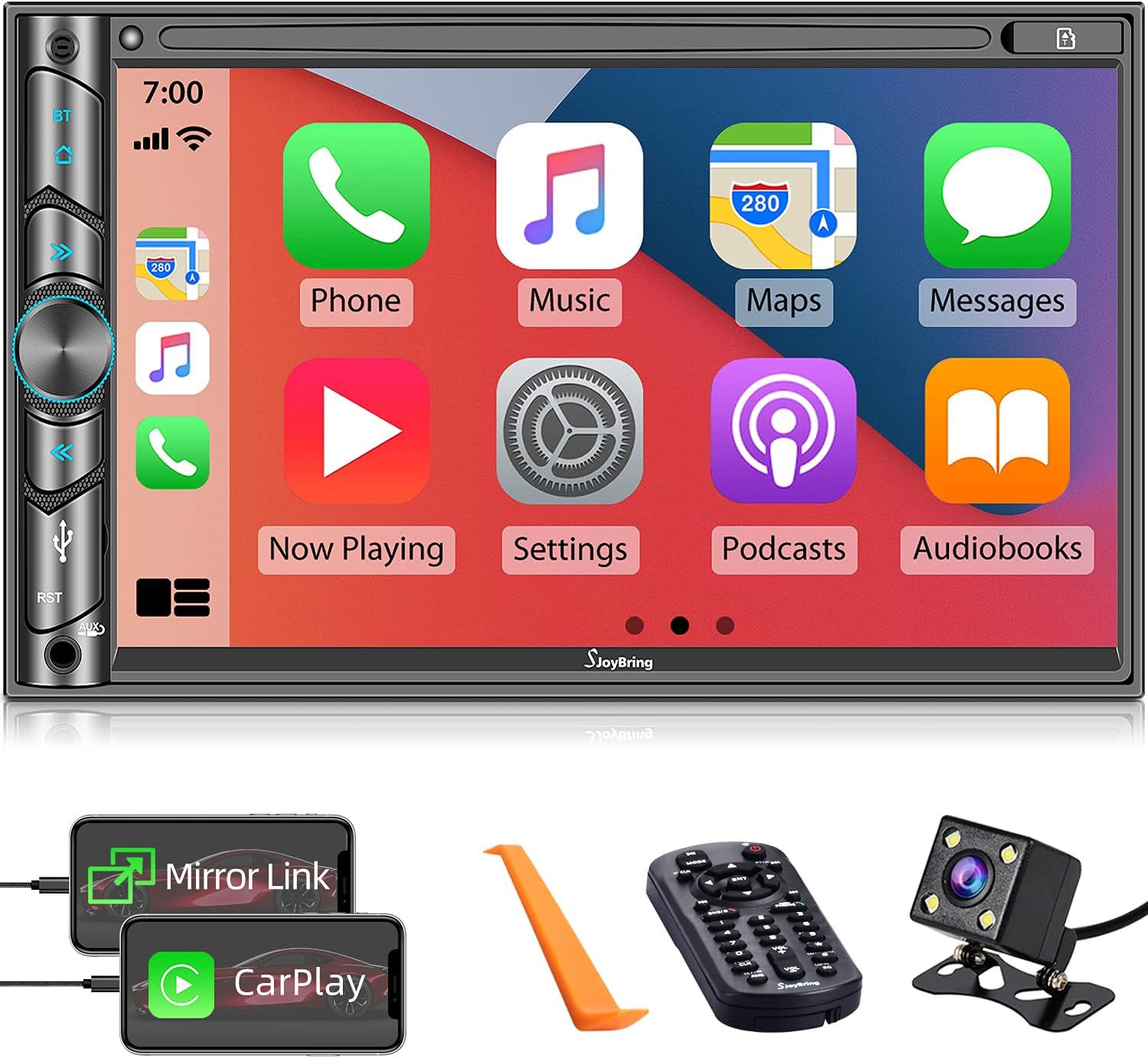 Double DIN CarPlay Multimedia Player, 7