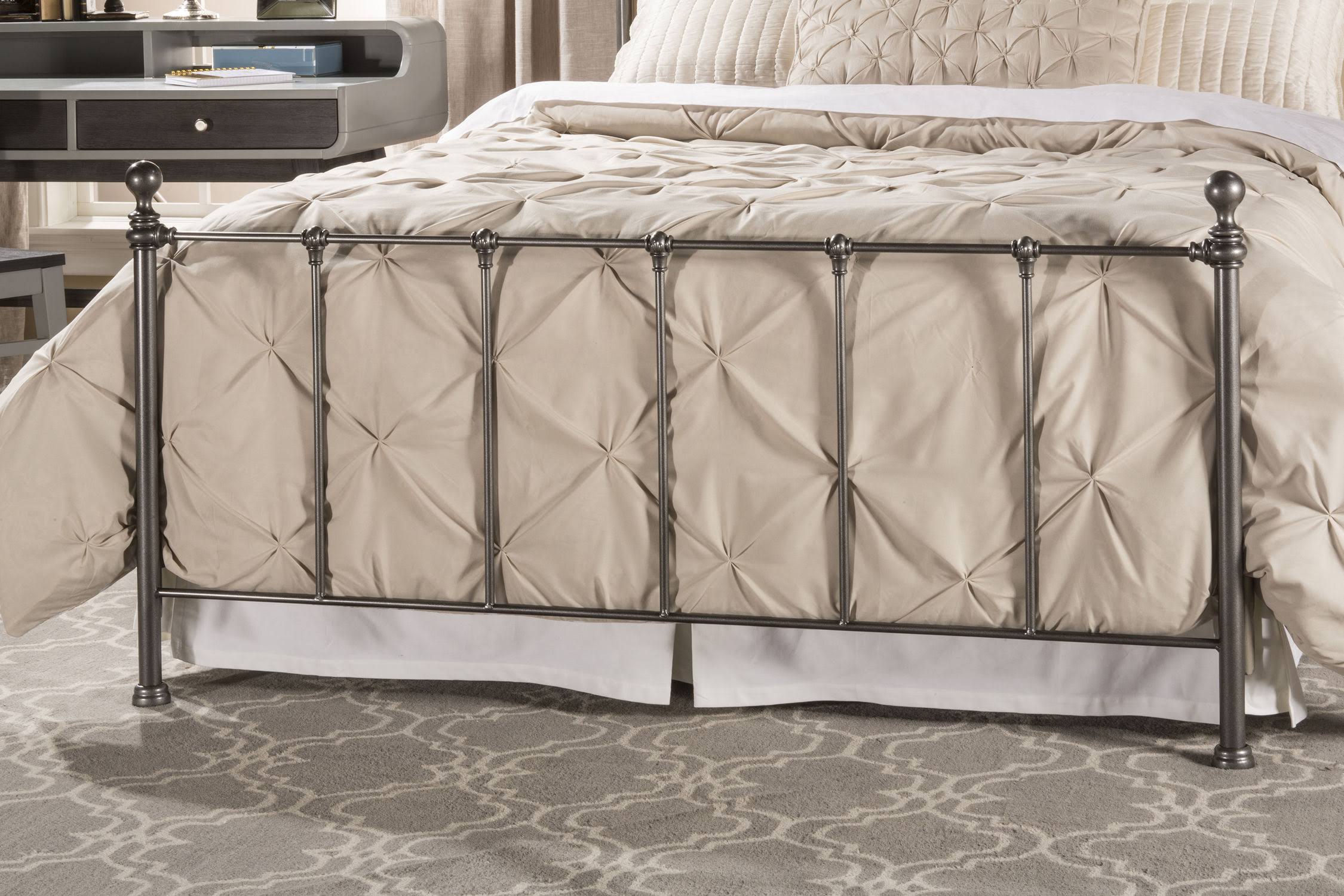 Hillsdale Furniture Molly Steel Bed, Black, Queen