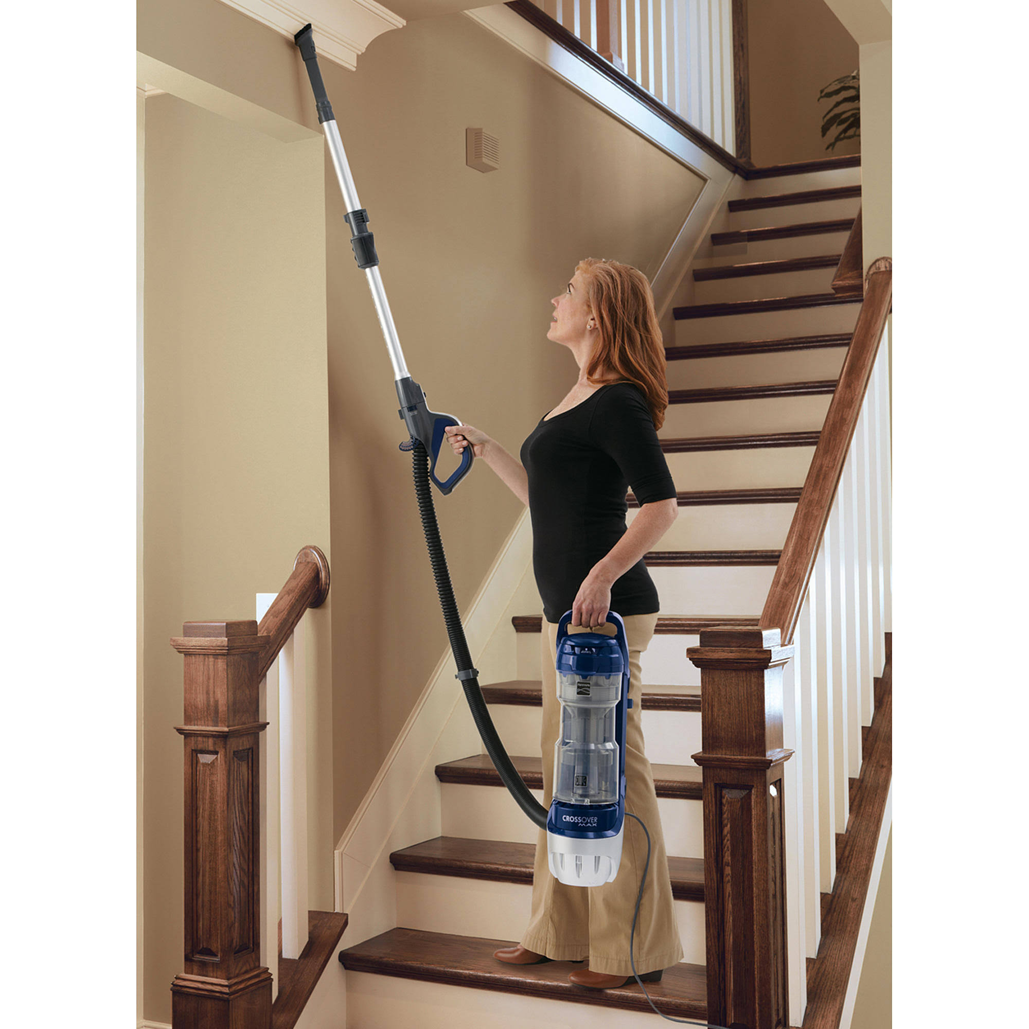 Kenmore 10325 CrossoverMax Bagless Upright Vacuum Cleaner- Silver/ Blue