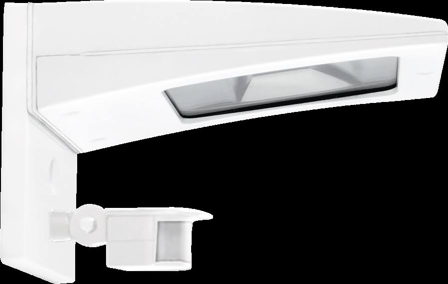 RAB WPLED10MSSW - Lpack LED Wallpack 10W Cool Surface Plate + MiniSensor White