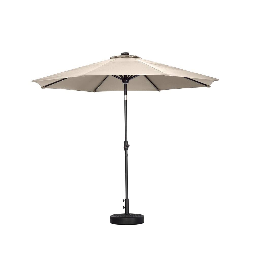 Ainfox 10ft Outdoor Patio Solar Umbrella for Garden,Backyard,Pool - Red