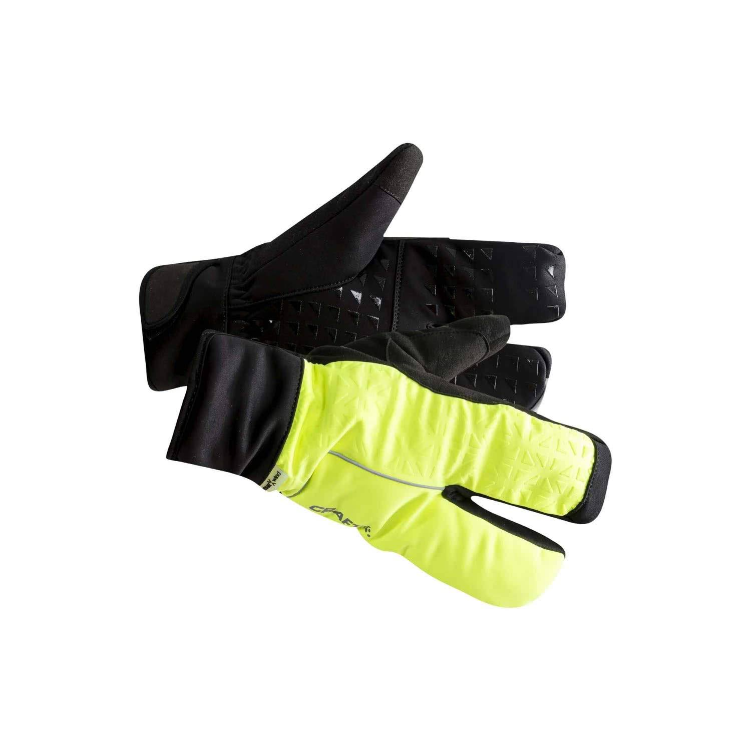 Craft Siberian 2.0 Split Finger Glove, Flumino/Black / S