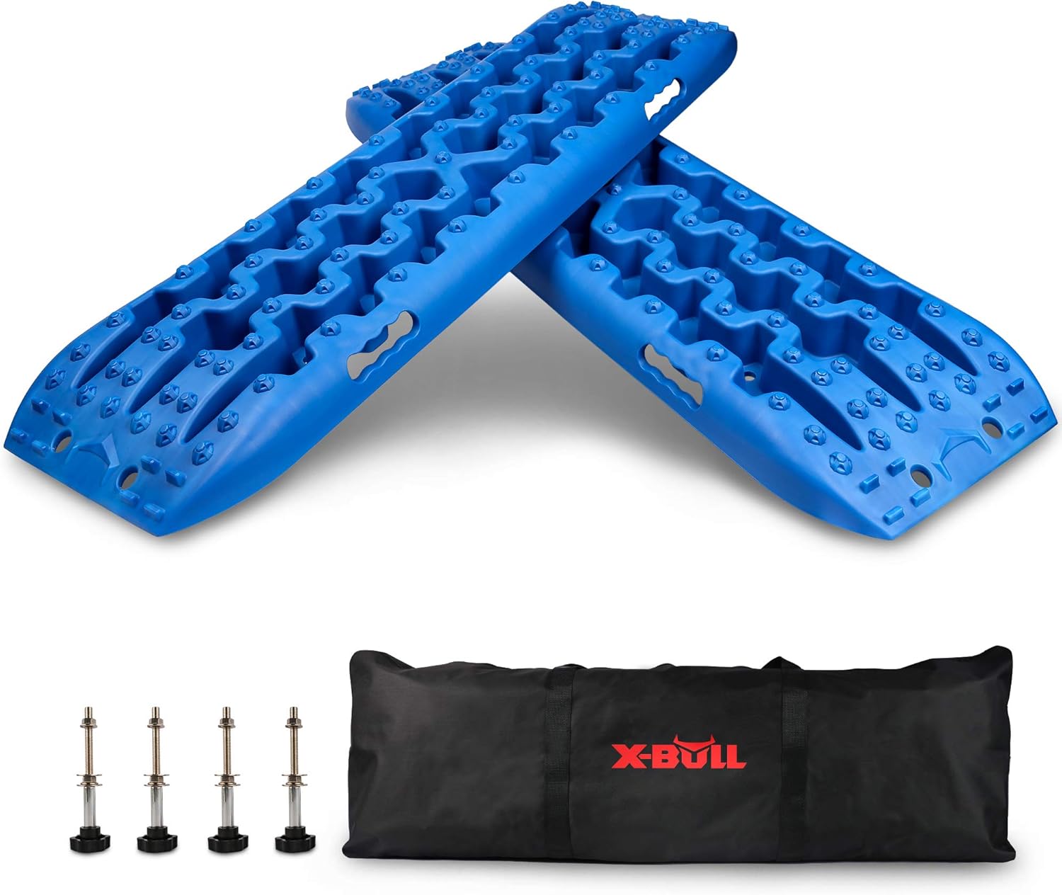 X-BULL New Recovery Traction Tracks Sand Mud Snow Track Tire Ladder 4WD (Yellow, 3gen)