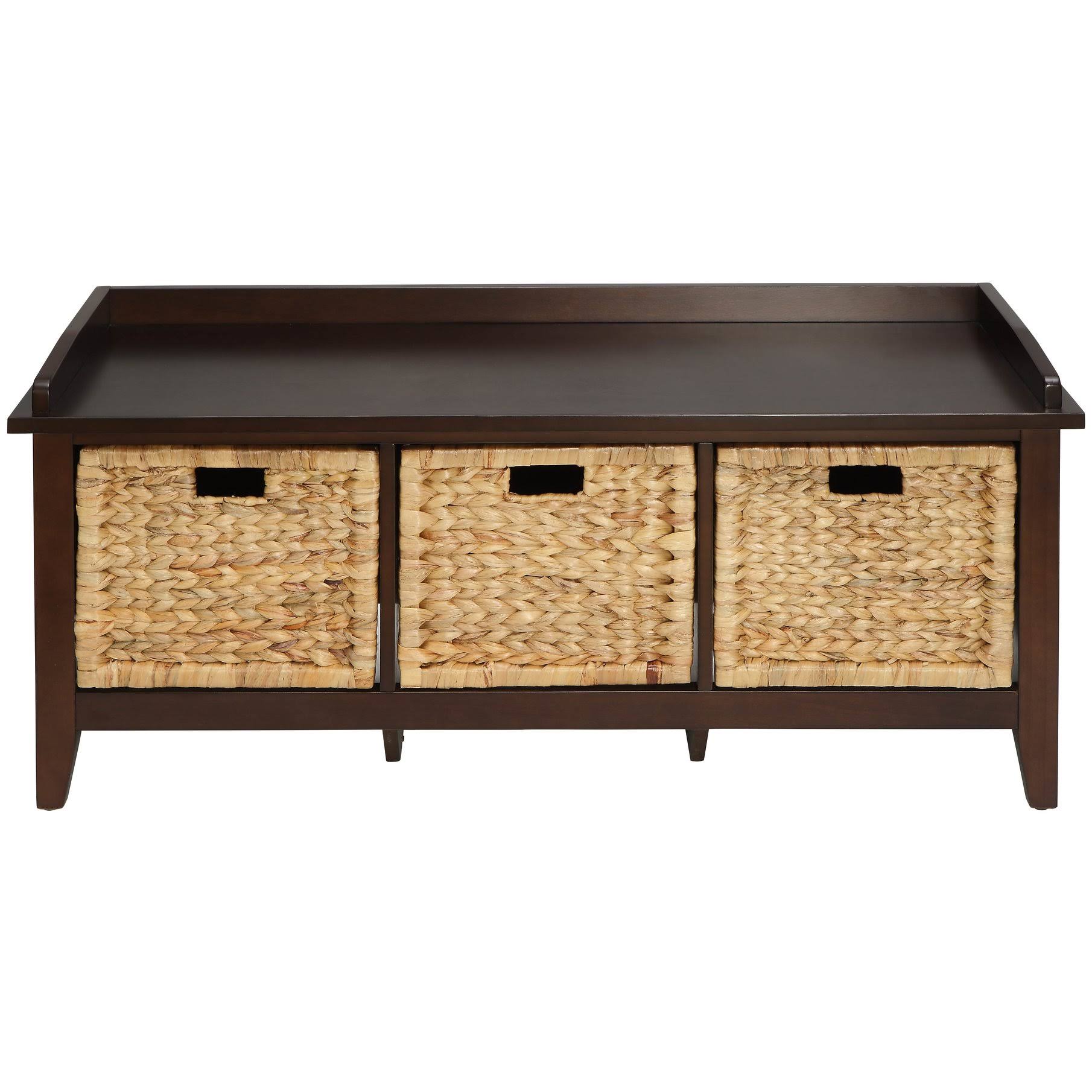 Acme Flavius Storage Bench, Espresso