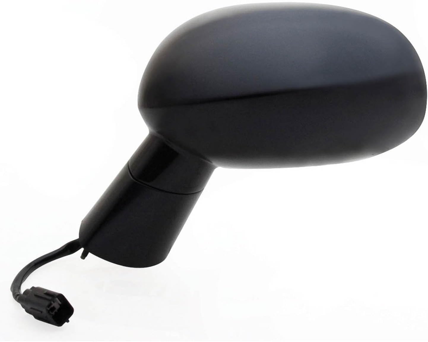 Fit System Passenger Side Mirror for Dodge Challenger, Black PTM, Foldaway, Power