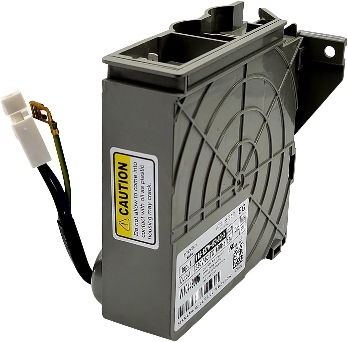 NEW OEM Production W10449006 Refrigerator Embraco Inverter Board Assembly by OEM Mania Replacement Part - 4446958 AP6021557 PS11754881 EAP11754881-1 YEAR WARRANTY Pack of 2