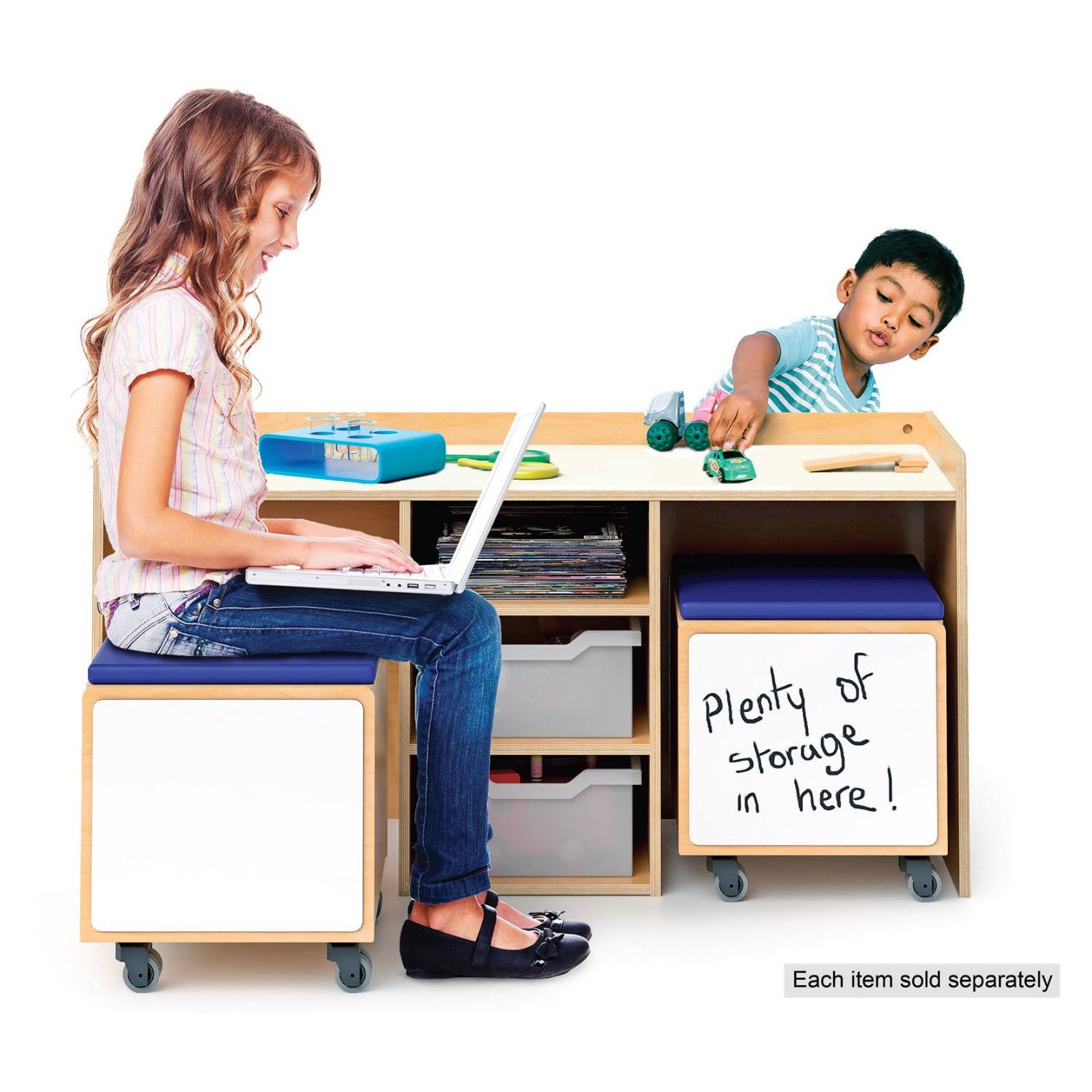 Whitney Brothers Stem Activity Desk with Trays