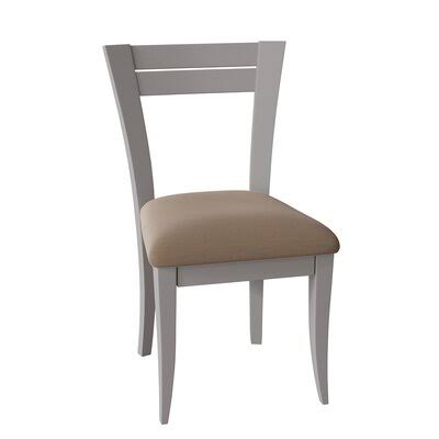 Saloom Furniture Skyline Ladder Back Side Chair Aurora/Sunbrella Spectrum Mushroom 34x22H x 20x22W x 20x22D