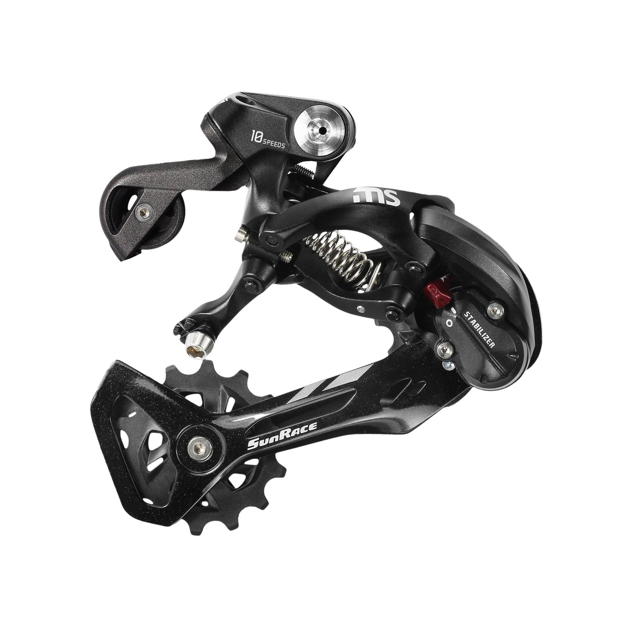 Sunrace RDMS10 Mid Cage 10/11/12spd Rear Derailleur Black