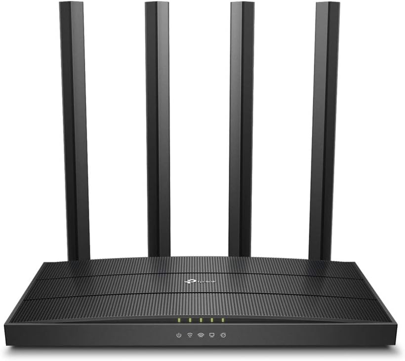 TP-Link AC1200 Gigabit WiFi Router (Archer A6 V3) - Dual Band MU-MIMO Wireless Internet Router, 4 x Antennas, OneMesh and AP mode, Long Range Coverage Pack of 2