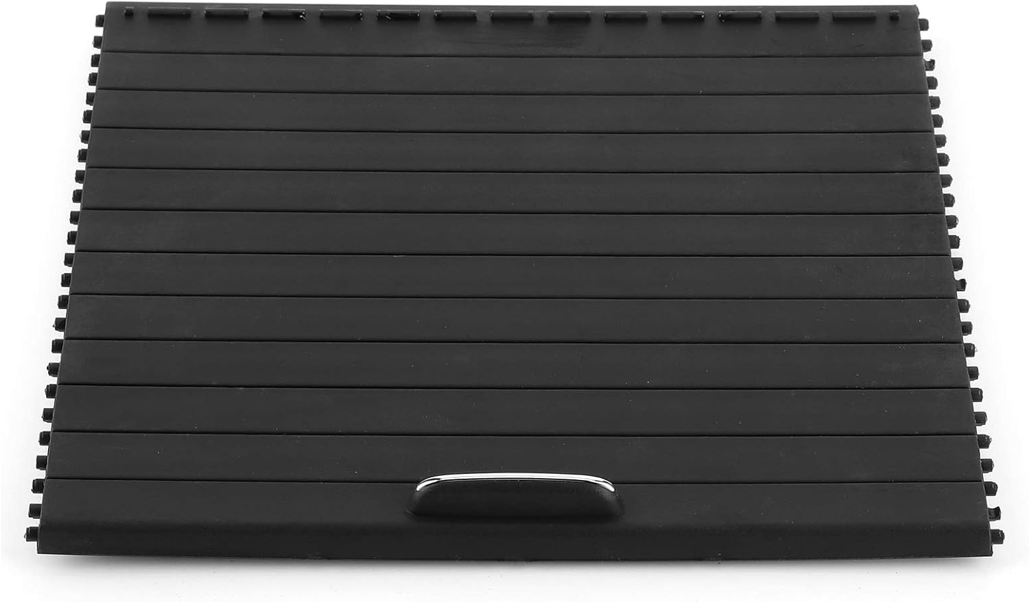 Auto Center Console Cover Pad, Black Center Console Roller Blind Cover 1666805802 Fit for Mercedes ML GL GLS GLE W166 Pack of 2