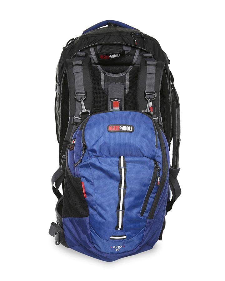 BlackWolf Cuba 65L Travel Pack - Black