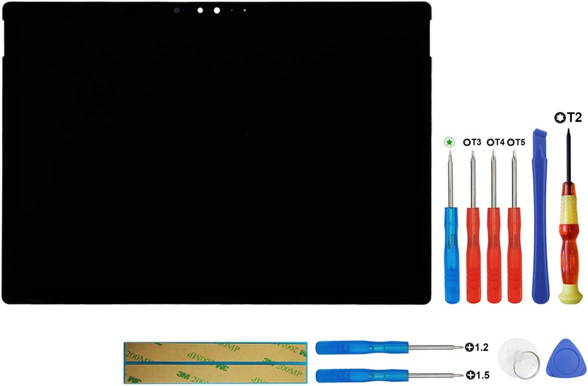 swark LCD Display Digitizer Touch Screen Assembly 3000x2000 IPS VVX14P048M00 LED Compatible with Surface Book 1 1703 1704 1705 1706 TDM13056 13.5 inch (Black)