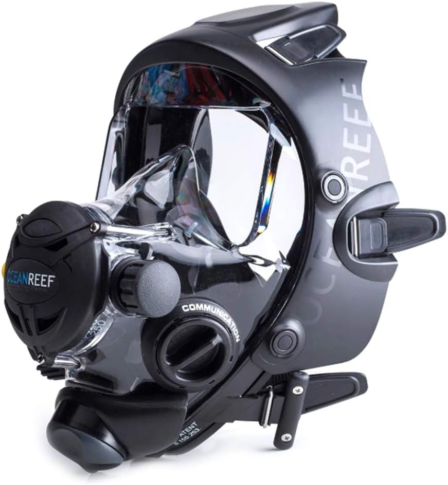 OCEAN REEF Unisex Space Extender Integrated Full Face Diving Mask Pack of 2