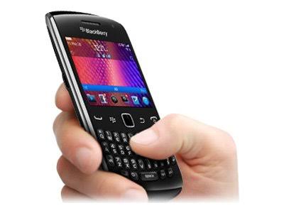 New Sprint Blackberry Curve 9350 No Contract 3G WiFi 5MP Camera Black