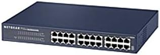 Netgear ProSafe 24-Port 10/100 Mbps Fast Ethernet Switch (JFS524) - 2 Layer Supported - Rack-mountable (Renewed) Pack of 2