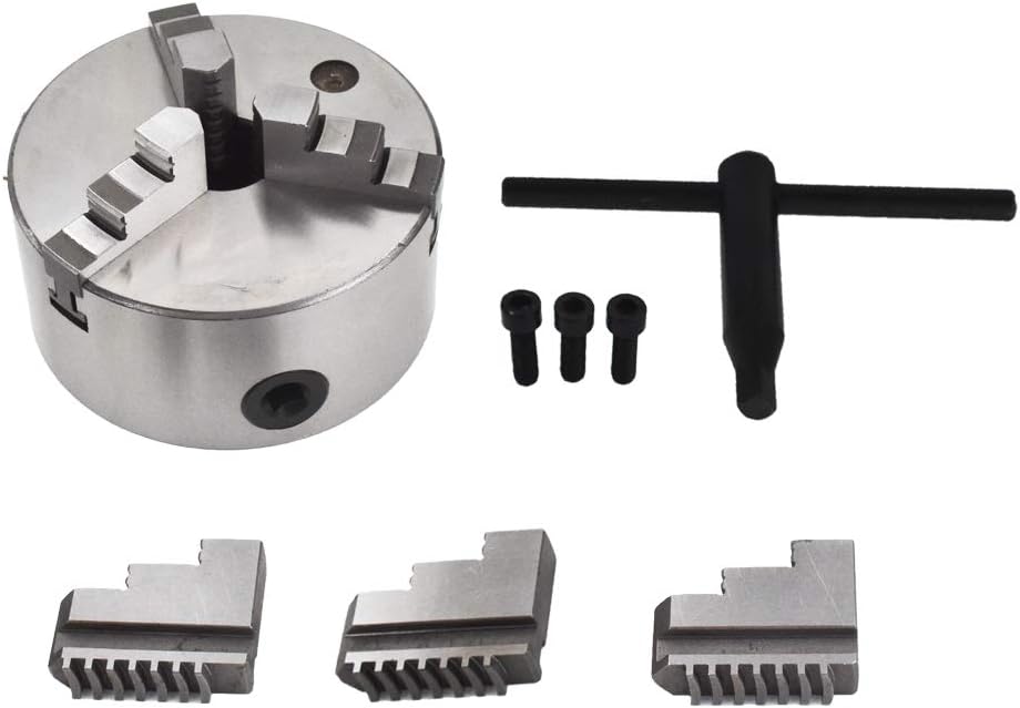 New 5'' Lathe Chuck K11-130 130mm 3 Jaw Self Centering Cast Iron CNC Machine