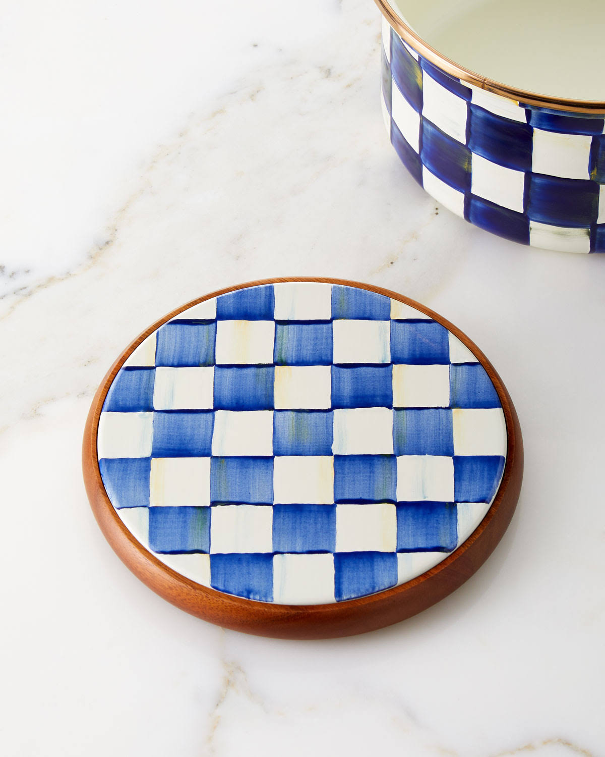 MacKenzie-Childs Royal Check Trivet