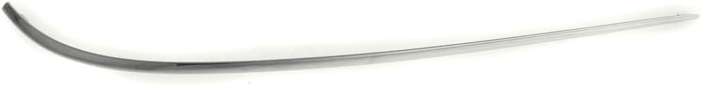 For Mercedes-Benz E320 / E350 / E550 Bumper Trim 2003-2009 Passenger Side | Rear | Molding | Small | Chrome | Sedan | Outer Impact Strip | MB1147108 | 2118852821