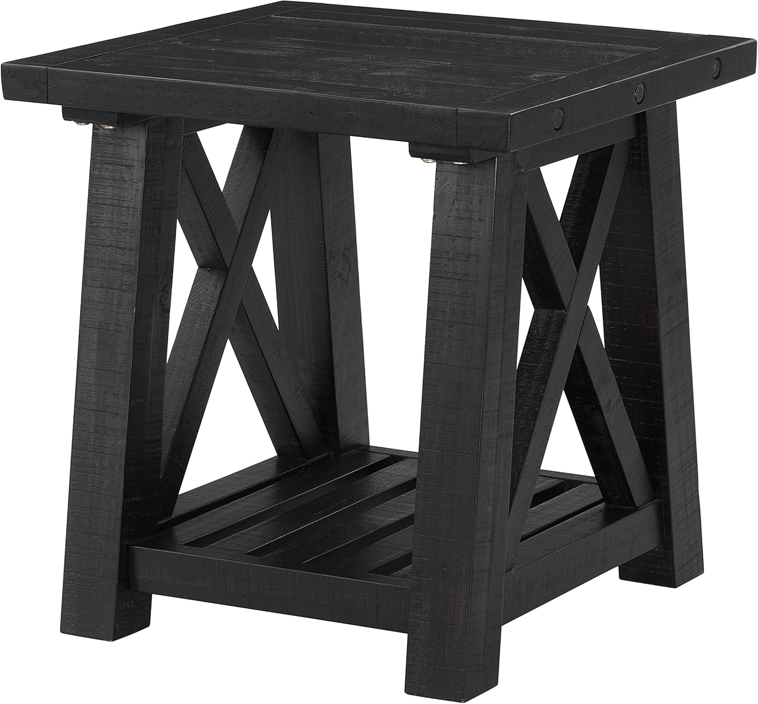 Martin Svensson Home, End Table, Black Stain and Natural
