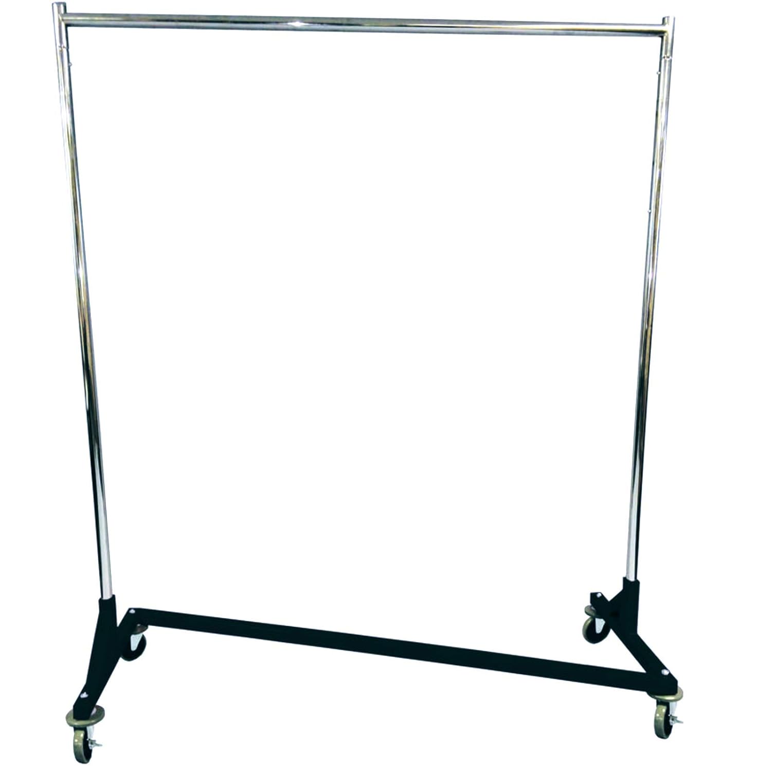 Only Hangers Adjustable Height Heavy Duty Z Rack w/ Black Base