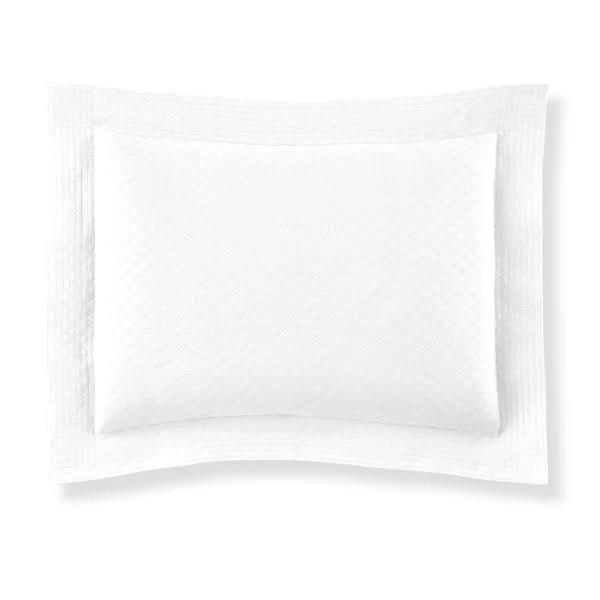 Peacock Alley Alyssa 9x28 Matelass&eacute; Bolster Sham White