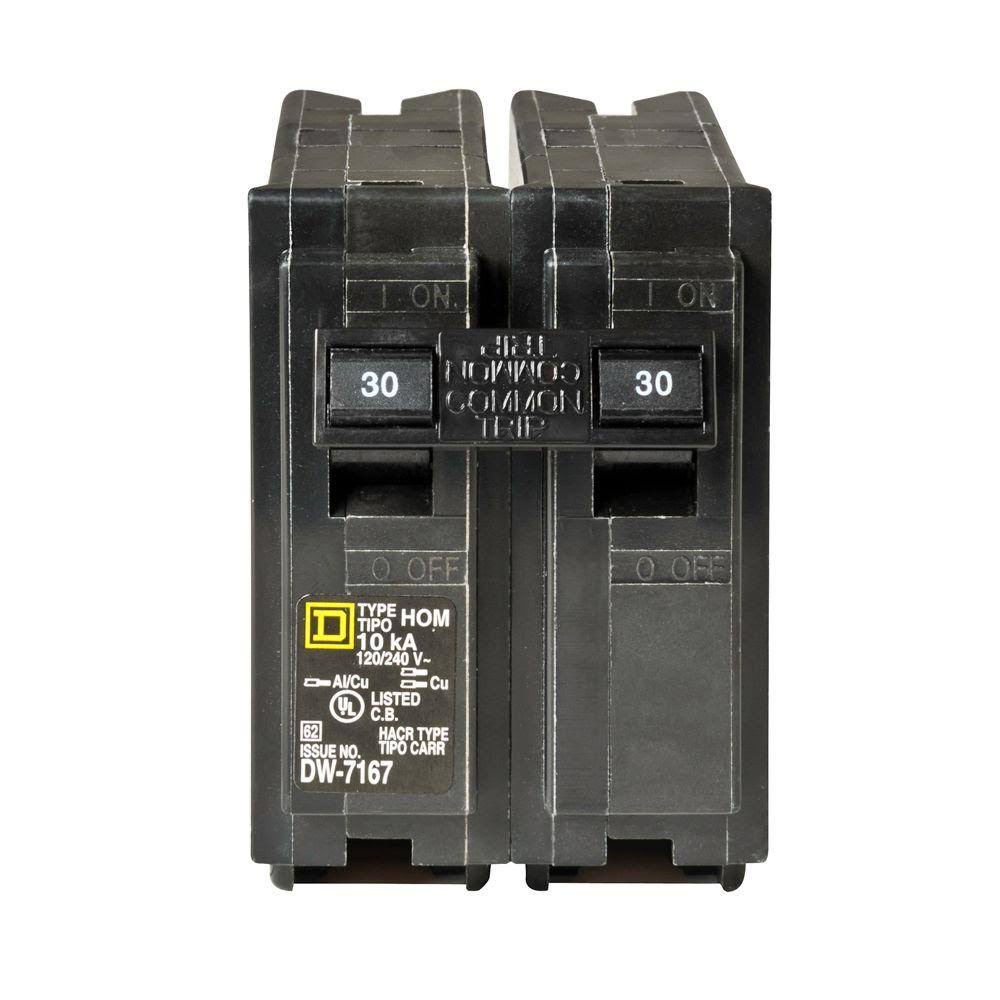 Square D Homeline 30 Amp 2-Pole Circuit Breaker (6-Pack)