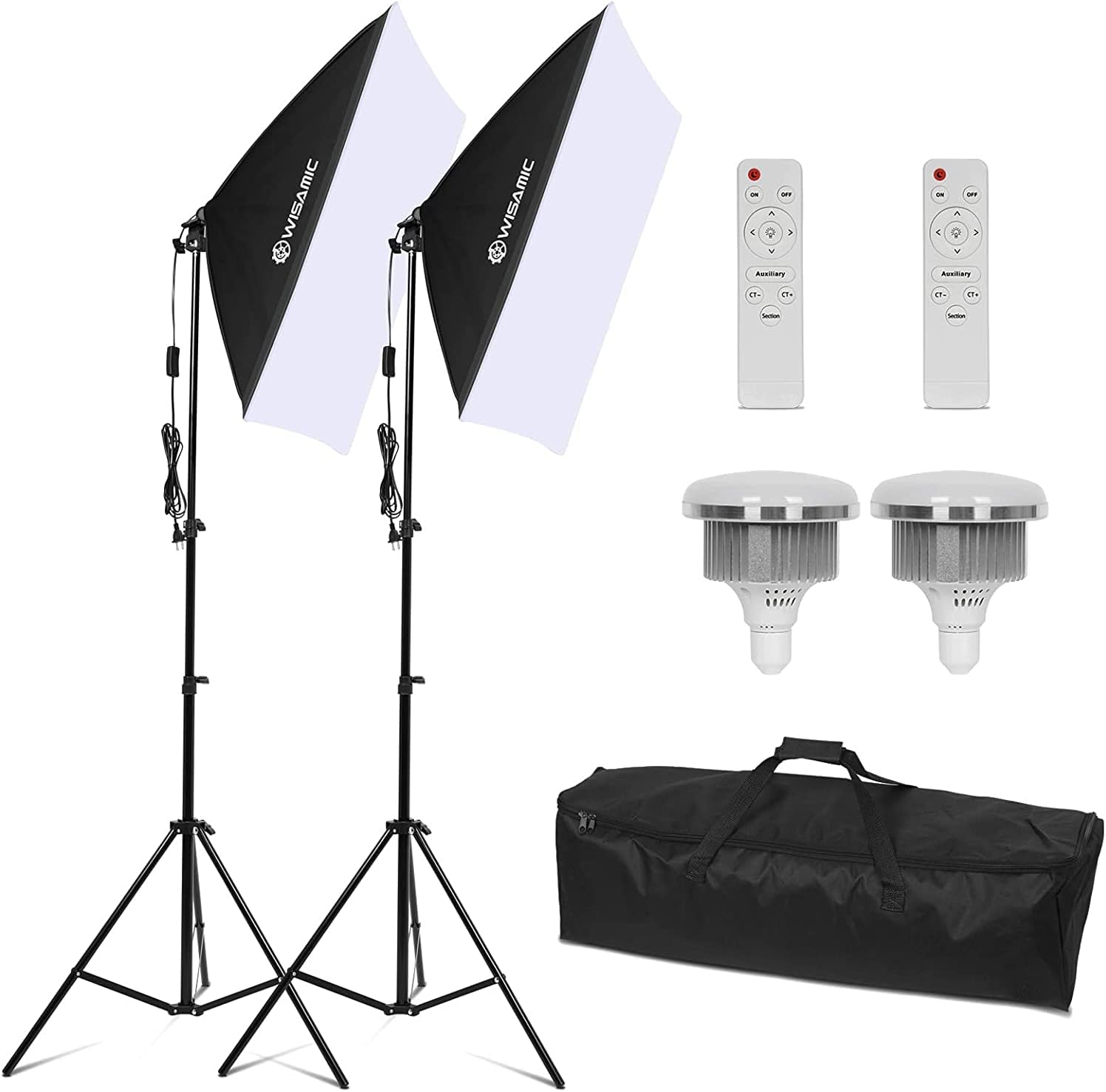 Wisamic Softbox Lighting Kit, 2pack 20